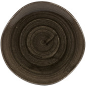 Stonecast Patina Iron Black Organic Round Bowl 25.3cm