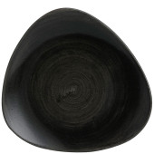 Stonecast Patina Iron Black Lotus Plate 10 Inch