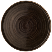 Churchill Stonecast Patina Iron Black Walled Plate 21cm/8.67" (Pack of 6)