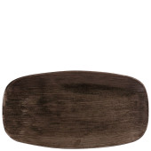 Stonecast Patina Iron Black Chefs' Rectangular Plate 35.5x18.9cm