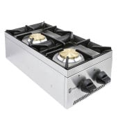 Parry Boiling Top Hob 2 Burner NAT/LPG Gas