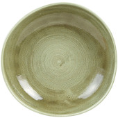 Churchill Stonecast Patina Burnished Green Organic Round Plate 28.6cm