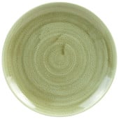 Churchill PABGEVP81 Stonecast Patina Burnished Green Coupe Plate 21.7cm