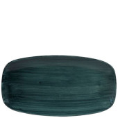 Stonecast Patina Rustic Teal Oblong Plate 35.5 x 18.9cm