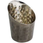 Tapered Presentation Cup Hammered Black