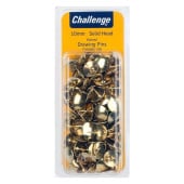 Brassed Drawing Pins (Box of 100)
