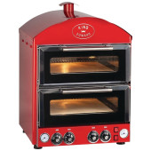 Kind Edward PK2 Pizza King Double Oven Red