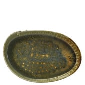 Kozo Porcelain Midori Oval Plate 28cm/11" (Pack of 6)