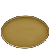 Kava Porcelain Yellow Oval Plate 28cm/11" (Pack of 6)