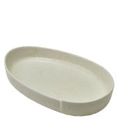 Kozo Porcelain Shiro Oval Plate 23cm/9" (Pack of 6)