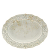 Reverie Porcelain Iris Oval Plate 32cm/12.5" (Pack of 6)