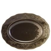 Reverie Porcelain Ivy Oval Plate 32cm/12.5" (Pack of 6)