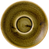 Churchill Stonecast Plume Olive Espresso Saucer 4.5 Ich (Pack of 12)