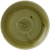 Churchill Stonecast Plume Olive Evolve Coupe Plate 10.25 Ich (Pack of 12)