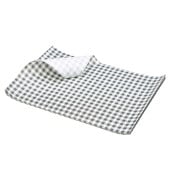 Greaseproof Paper Black Gingham Print 25x20cm (Pack of 1000)