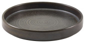 Terra Porcelain Black Presentation Plate 18cm x 6