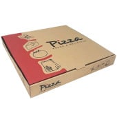 Pizza Boxes Cardboard Printed 25cm/10" (Pack of 100)