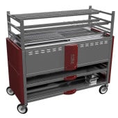 Kopa Robata Japanese BBQ Charcoal Grill Freestanding 1130mm Red
