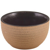 GenWare Kava Black Stoneware Ribbed Ramekin 90ml/3oz (Pack of 12)