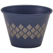 GenWare Metallic Blue Diamond Ramekin 71ml/2.5oz (Pack of 24)
