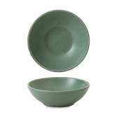 Churchill Nourish Andorra Green Contour Shallow Bowl 6Oz (Pack of 12)