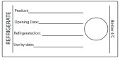 Refrigerator Food Labels 50x100mm (Pack of 500)