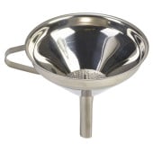 Funnel with Removable Strainer Stainless Steel