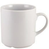 Genware RG Porcelain Stackable Mug 295ml/10.5oz (Pack of 6)