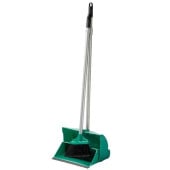 Dustpan & Brush Set Long Handled Green