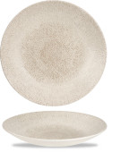 Studio Prints Raku Agate Grey Deep Coupe Plate 22.5cm