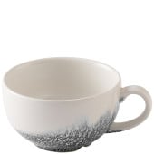 Churchill Raku Quartz Black Cappuccino Cup 227ml/8oz (Pack of 12)