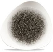 Studio Prints Raku Quartz Black Lotus Plate 7"