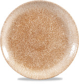 Studio Prints Raku Garnet Orange Coupe Plate 21.7cm