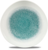 Studio Prints Raku Jade Green Organic Round Plate 26.4cm