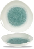 Studio Prints Raku Jade Green Organic Round Bowl 25.3cm 110cl