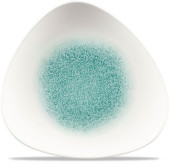 Studio Prints Raku Jade Green Lotus Plate 9"
