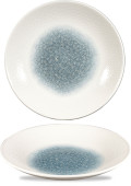 Isla Topaz Blue Deep Coupe Plate 10.62"