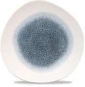Studio Prints Raku Topaz Blue Organic Round Plate 26.4cm