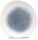 Studio Prints Raku Topaz Blue Organic Round Plate 21cm