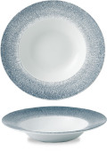 Studio Prints Raku Topaz Blue Wide Rim Bowl 28cm 46.8cl