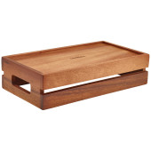 GenWare Acacia Wood Low Box/Riser GN 1/3