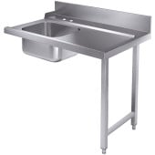 Pass Through Prewash Sink 1200mm Right