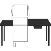 Pass Through Prewash Sink 1200mm Right Straight Bundle