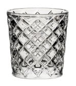 Criss Cross Glass Nightlight Tealight Holder Clear (Pack of 12)