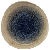 Churchill Stonecast Aqueous Bayou Blue Round Trace Plate 21cm/8.25" (Pack of 12)