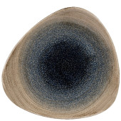 Stonecast Aqueous Blue Triangle Plate 19.2cm