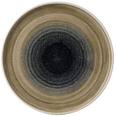 Churchill Stonecast Aqueous Bayou Walled Plate 10.25 Ich (Pack of 6)