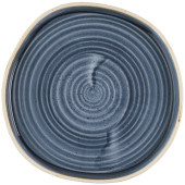 Churchill Stonecast Blueberry Organic Walled Plate 21cm/8.25" (Pack of 6)
