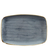 Churchill Stonecast Blueberry Oblong Chefs Plate 13.5x9.1"