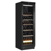 Tefcold Black Upright Wine Fridge 78 Bottle 374 Litre